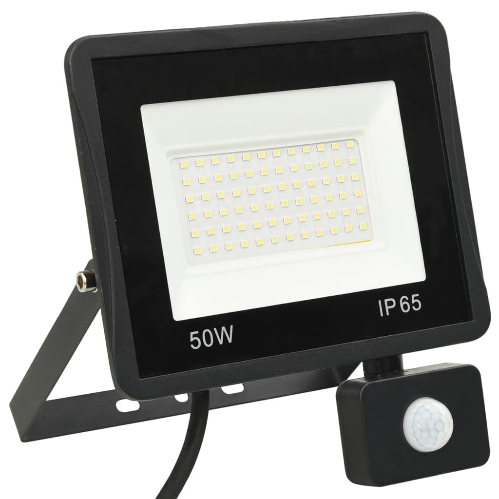 VD Werklamp - Bouwlamp met sensor LED 50 W koudwit