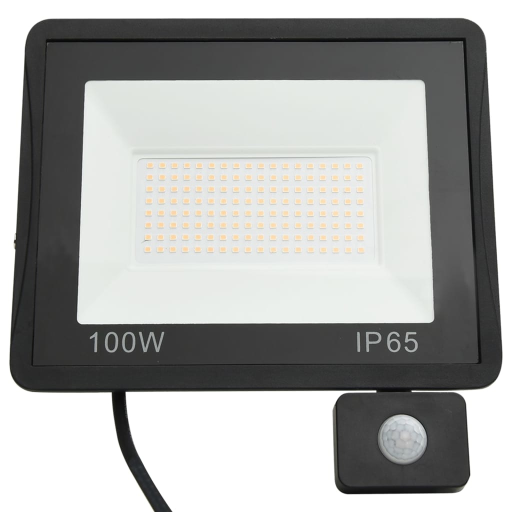 VD Werklamp - Bouwlamp met sensor LED 100 W koudwit