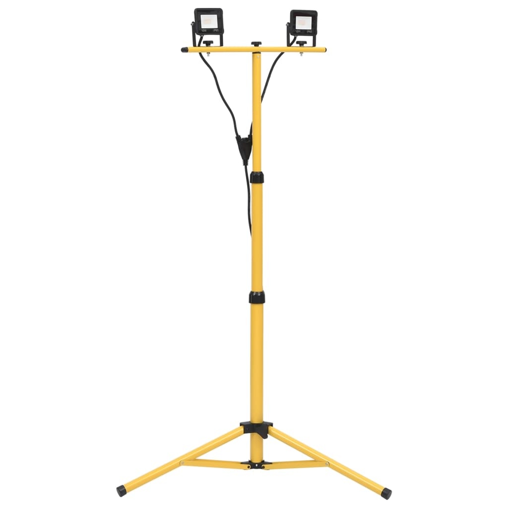 VD Werklamp - Bouwlamp met statief LED 2x10 W K6000