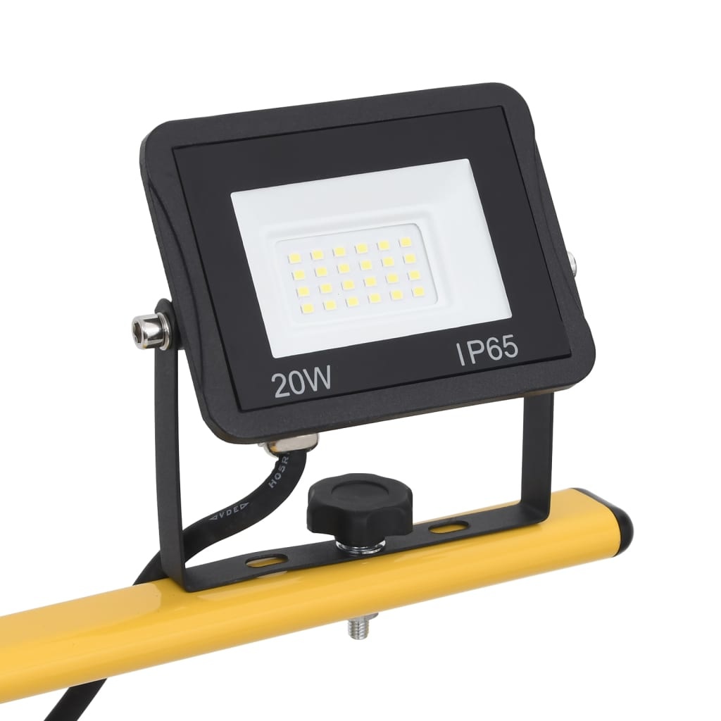 VD Werklamp - Bouwlamp met statief LED 2x20 W K6000