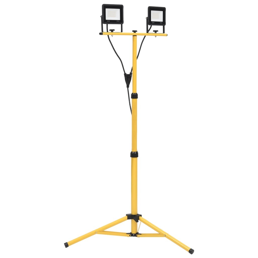 VD Werklamp - Bouwlamp met statief LED 2x30 W K6000