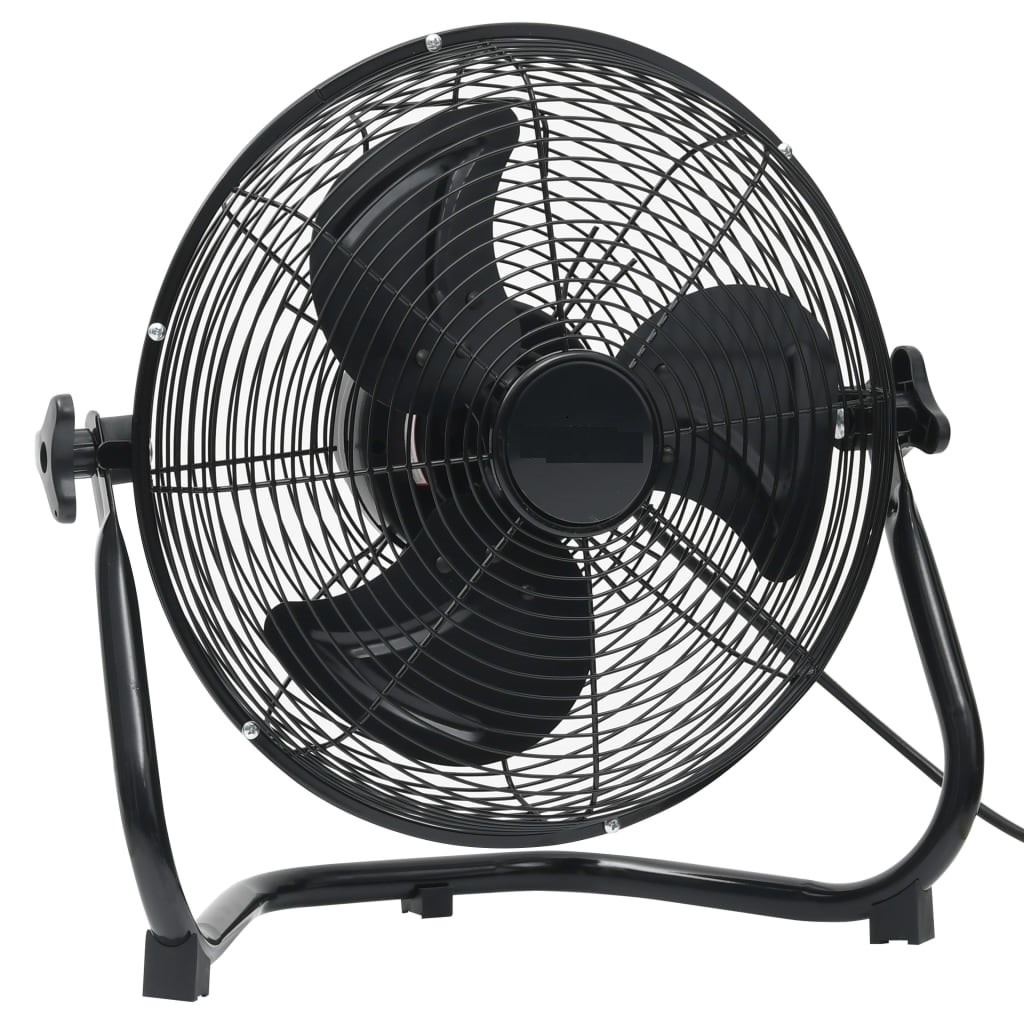 VD Vloerventilator 3 snelheden 100 W 55 cm zwart