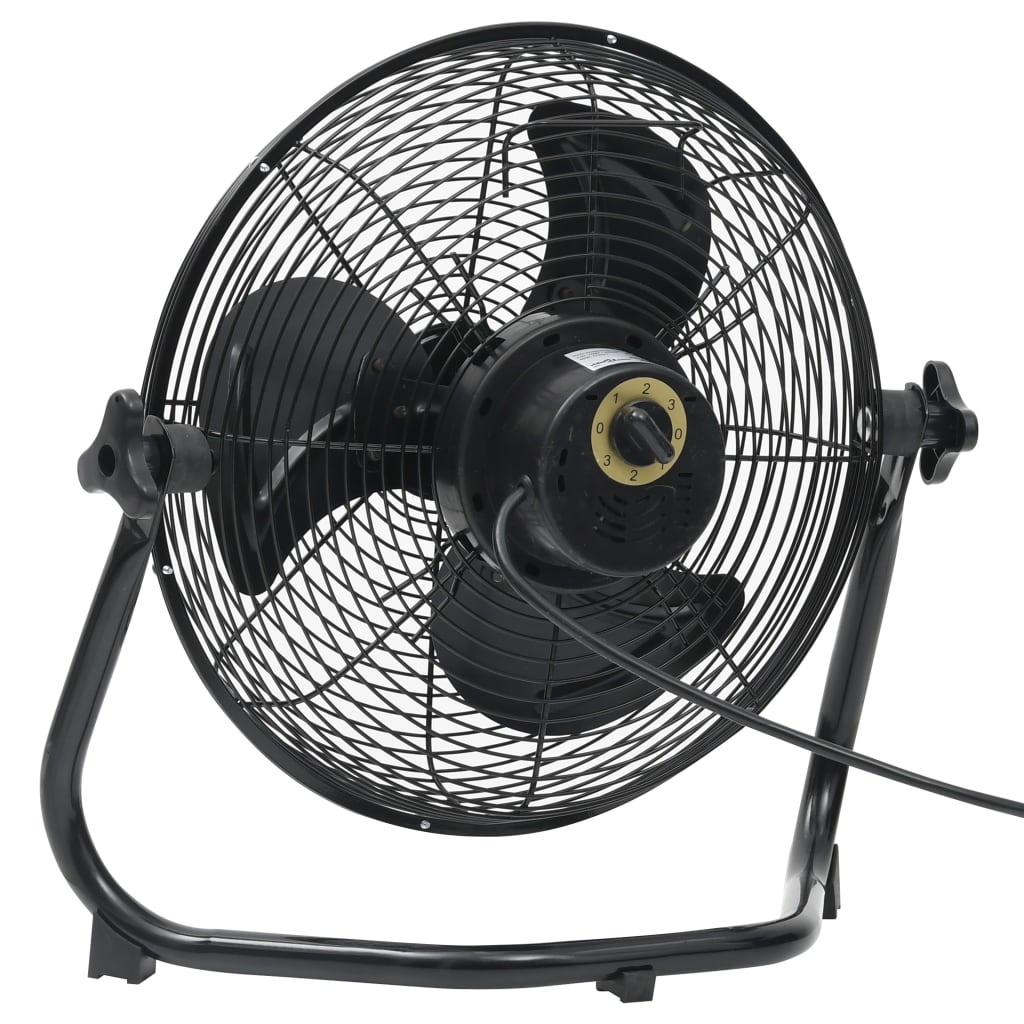 VD Vloerventilator 3 snelheden 100 W 55 cm zwart