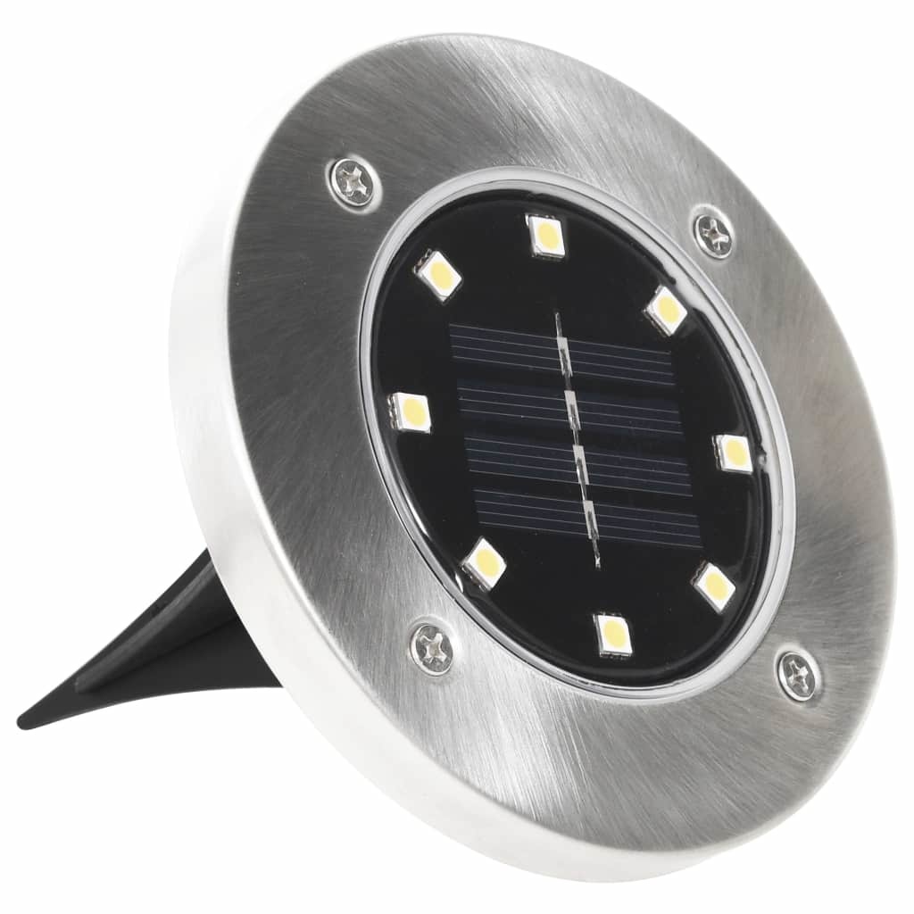 VD Solargrondlampen 8 st LED lichten wit