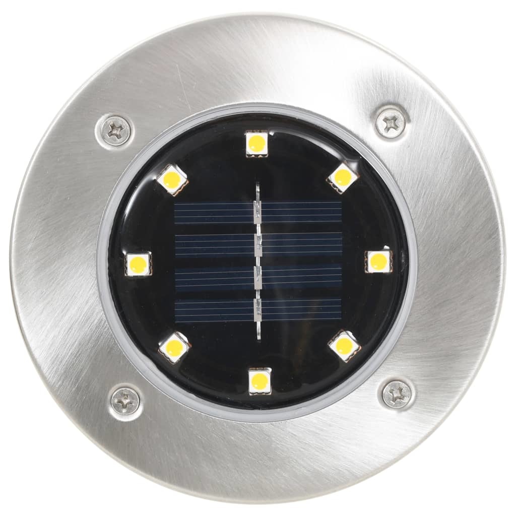 VD Solargrondlampen 8 st LED lichten wit