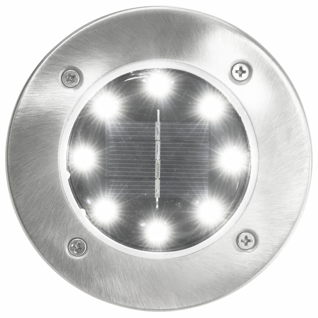 VD Solargrondlampen 8 st LED lichten wit