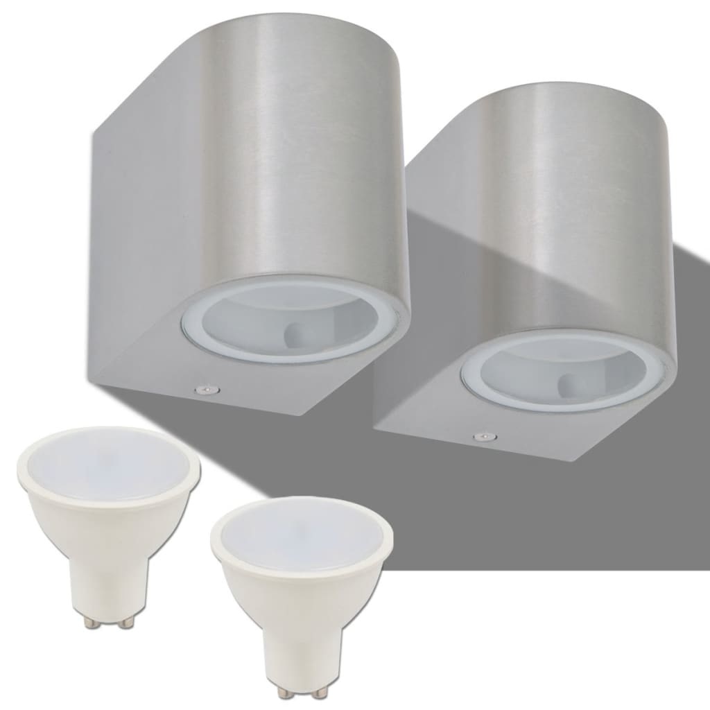 VD LED wandlamp tuin neerwaarts rond 2 st