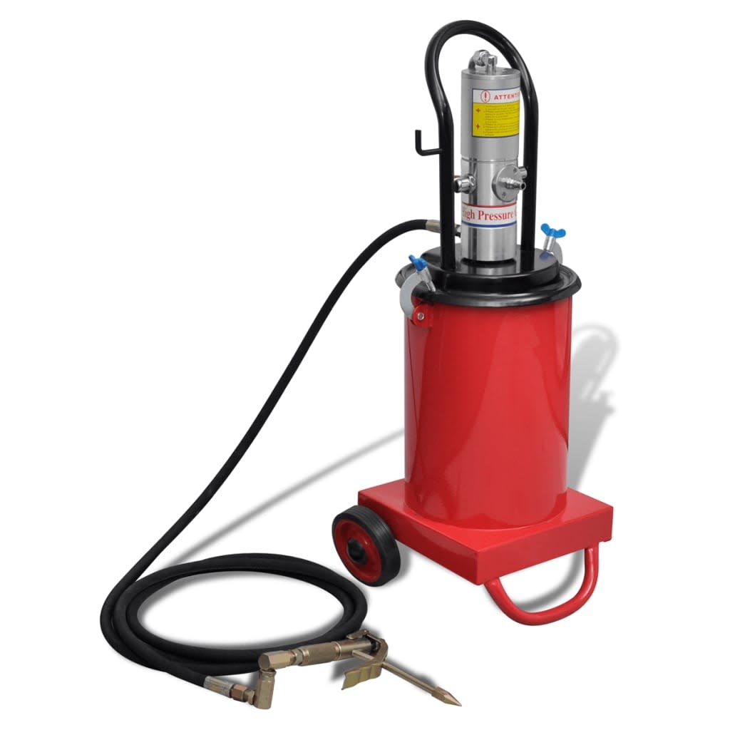VD 12 Liter Mobiele Pneumatische Vetpomp 300-400 Bar Persdruk