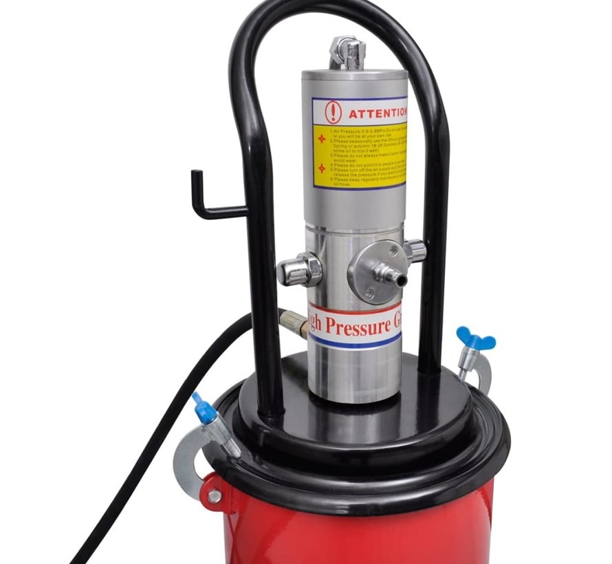 VD 12 Liter mobile pneumatische Fettpumpe 300–400 bar Druck