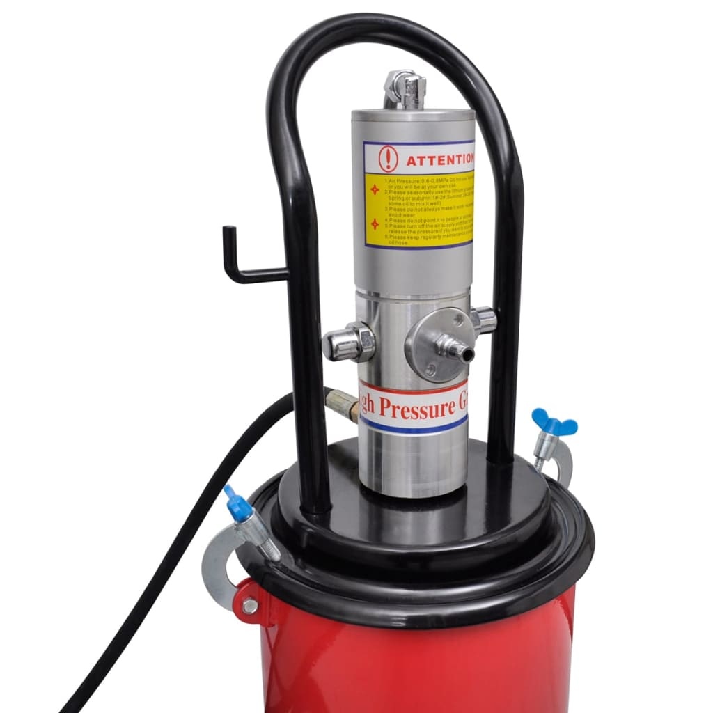 VD 12 Liter Mobiele Pneumatische Vetpomp 300-400 Bar Persdruk