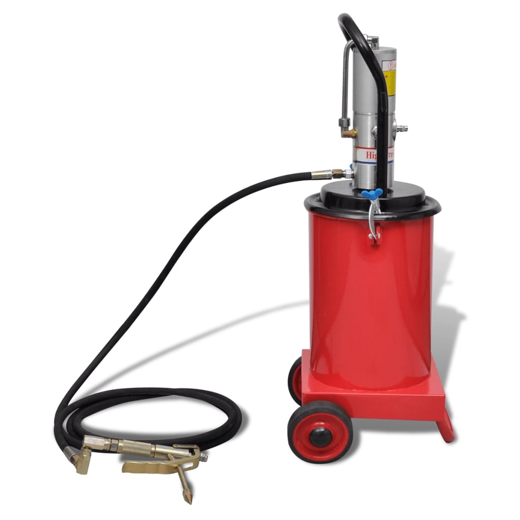 VD 12 Liter Mobiele Pneumatische Vetpomp 300-400 Bar Persdruk