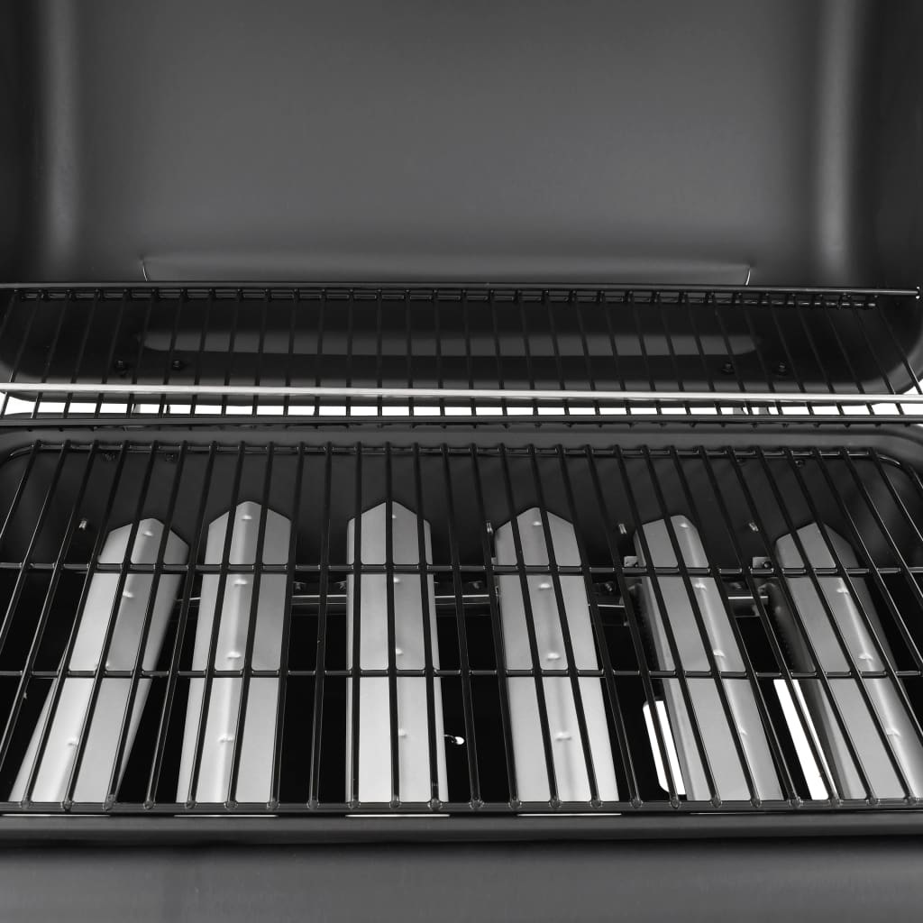 VD Gasbarbecue met 6 branders zwart
