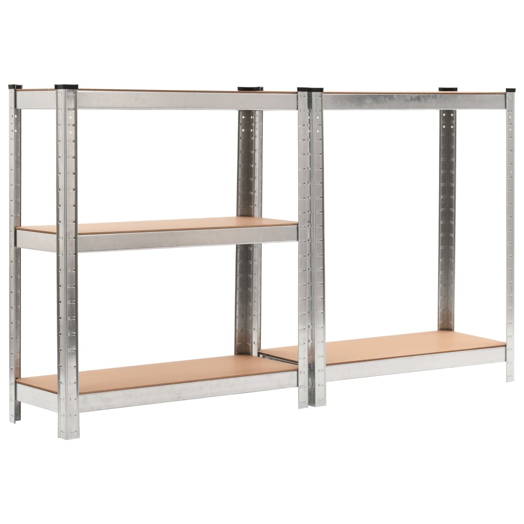 VD Legbordstelling, Garagestelling, Opbergrek MDF metaal 3 stuks