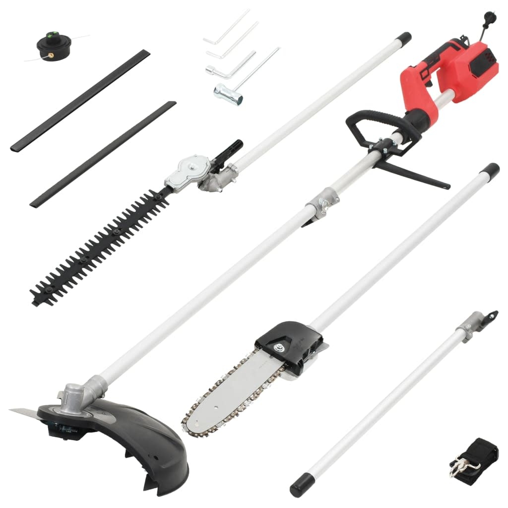 TM 4 in 1 Bosmaaier / Grastrimmer / Heggenschaar / Kettingzaag / Boomzaag - 230V