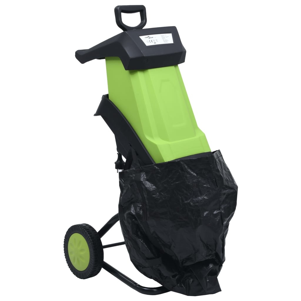 TM Fluisterstille Elektrische Hakselaar 2400W - Tuinhakselaar / Houtversnipperaar voor 39 mm Takken