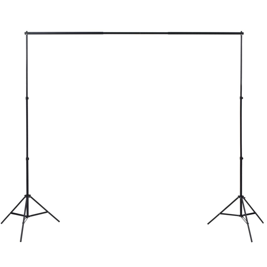 VD Fotostudioset met 5 achtergronden en verstelbaar frame