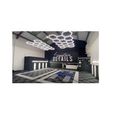 Led showroom , Auto detailing zeshoekig verlich 241 x 478 cmting