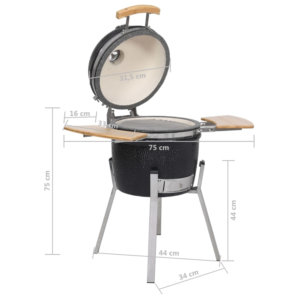 VD Black Edition 76 cm Kamado Keramische Barbecue