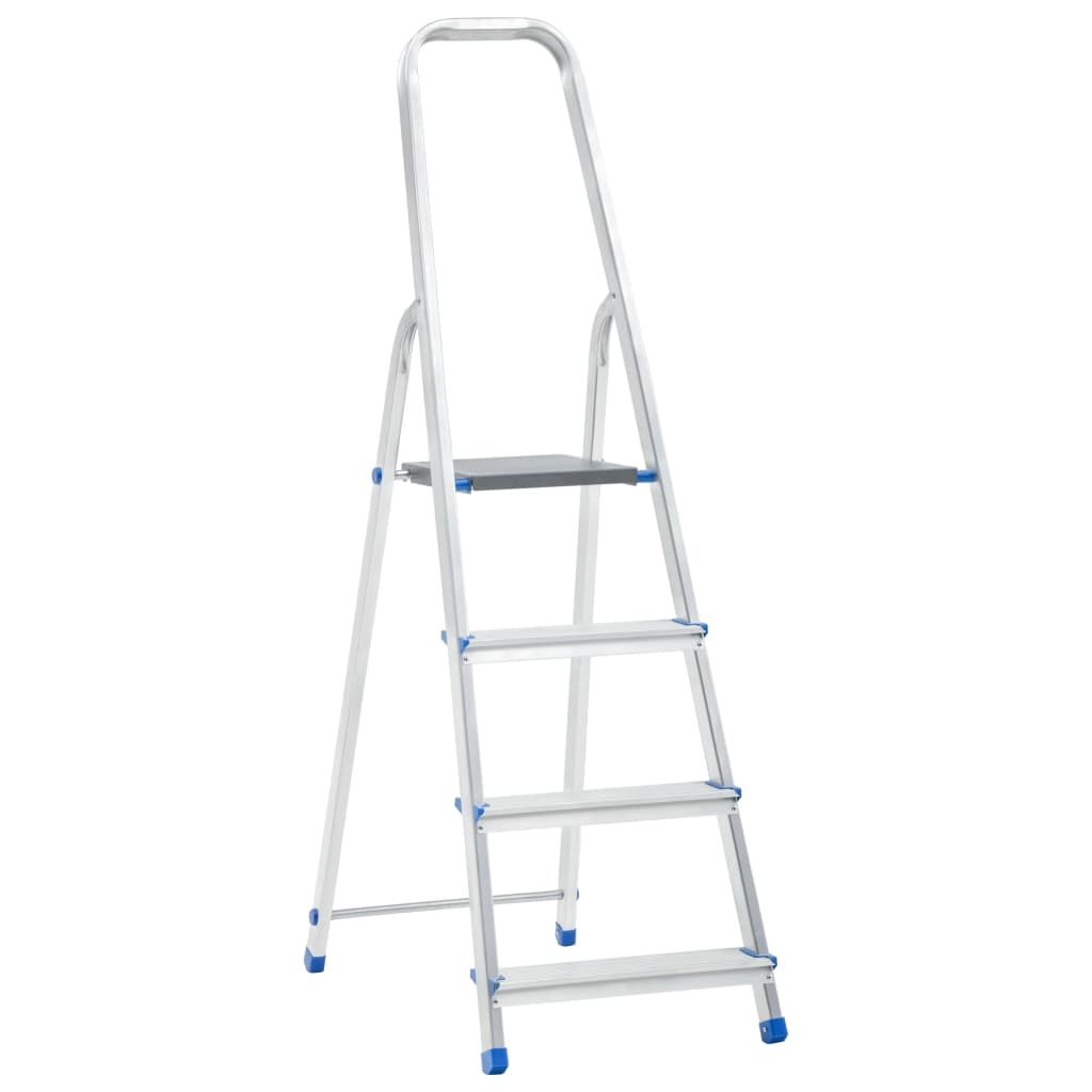 VD Huishoudtrap met 4 treden 150 kg aluminium