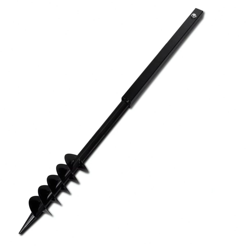 VD Grondboor met handvat en schroefkop dubbele schroef 180 mm