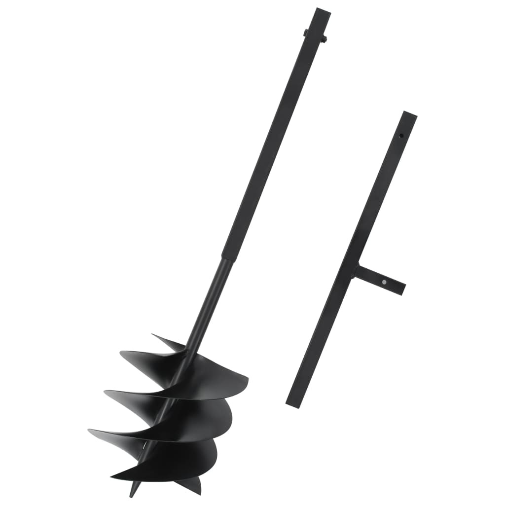 VD Grondboor met handvat en schroefkop dubbele schroef 250 mm