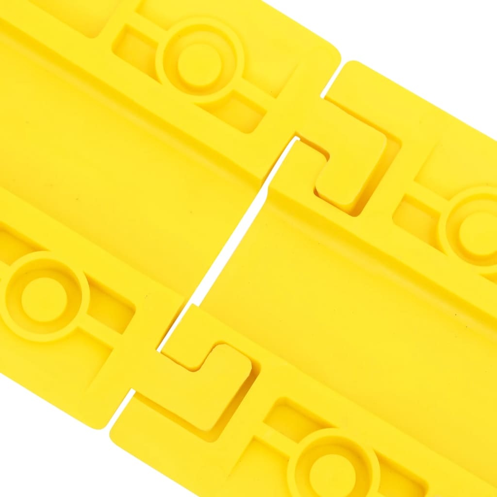 VD 4 Stück Kabelschutzschwellen 100 cm gelb