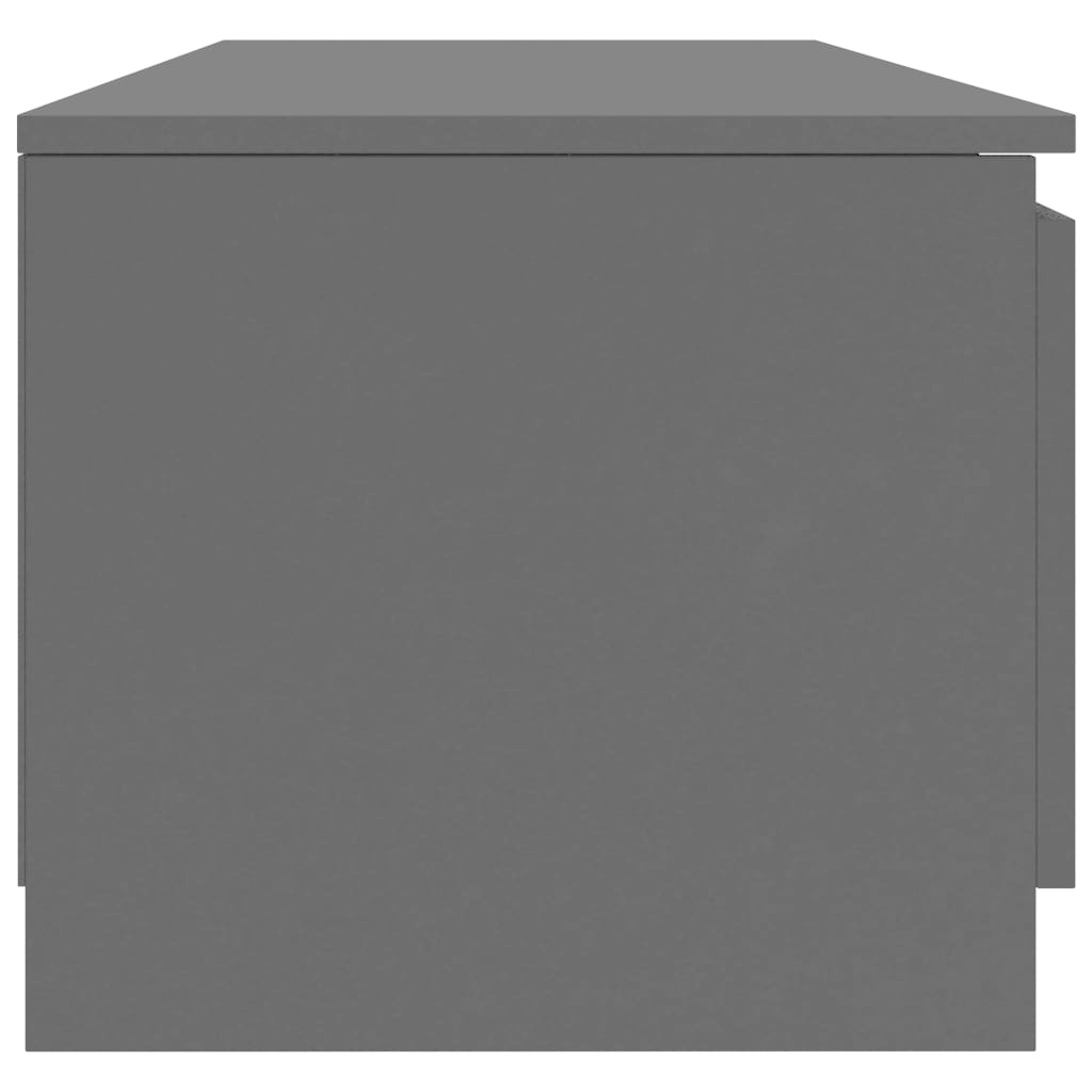 VD Tv-meubel 140 x 40 x 35,5 cm spaanplaat zwart