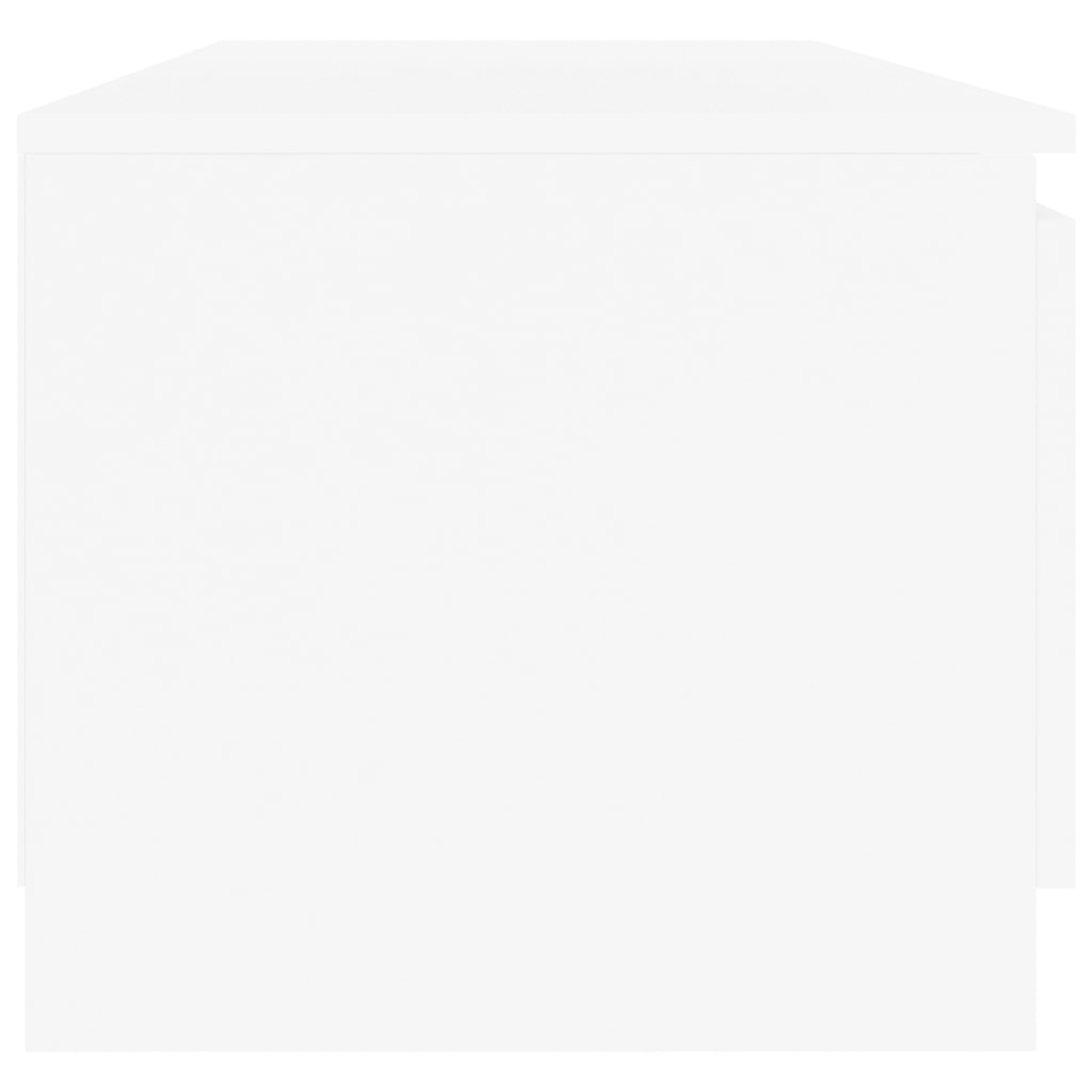 VD Tv-meubel 140 x 40 x 35,5 cm spaanplaat wit