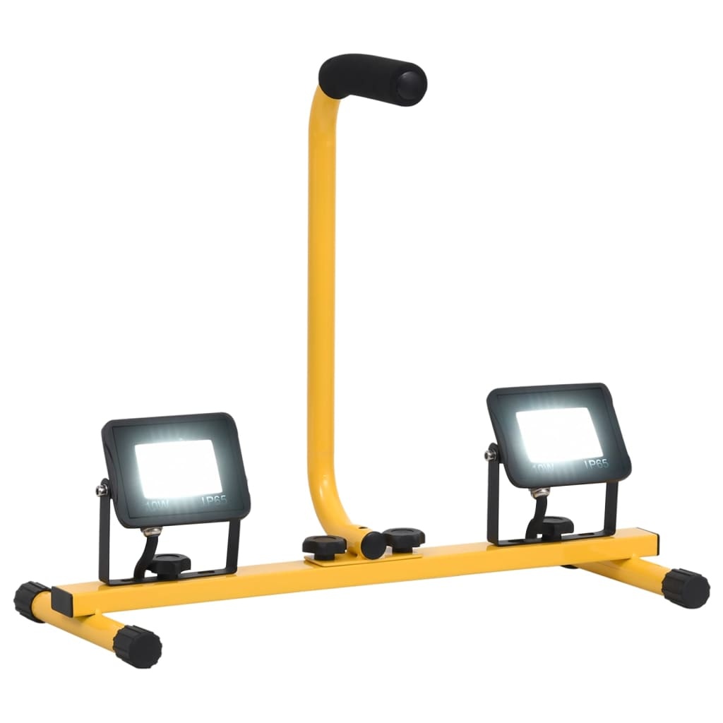 VD Werklamp - Bouwlamp met handvat LED 2 x 20 W koudwit