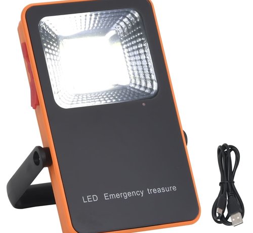 VD Werklamp - Bouwlamp LED ABS 10 W koudwit