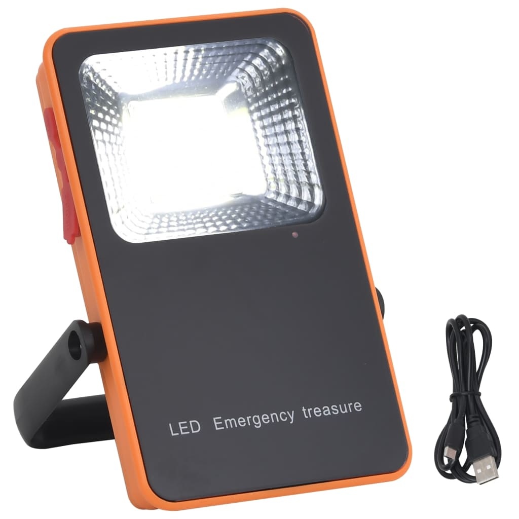 VD Werklamp - Bouwlamp LED ABS 10 W koudwit