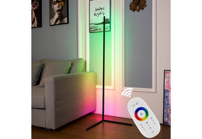 TM Moderne LED Vloerlamp RGB - LED Lamp - Hoeklamp - RGB Smart Lamp - Wit