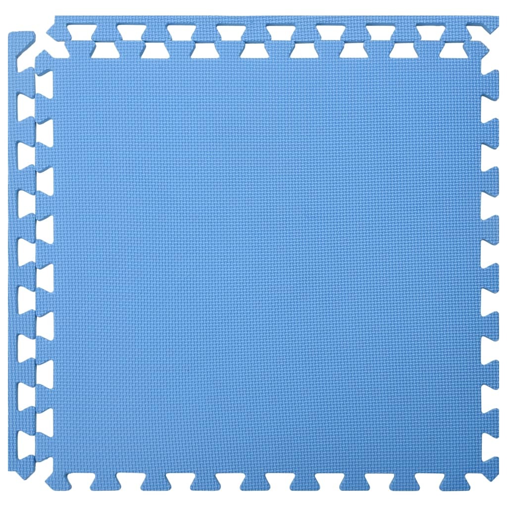 VD Vloermatten 24 st 8,64 m2 EVA schuim Blauw