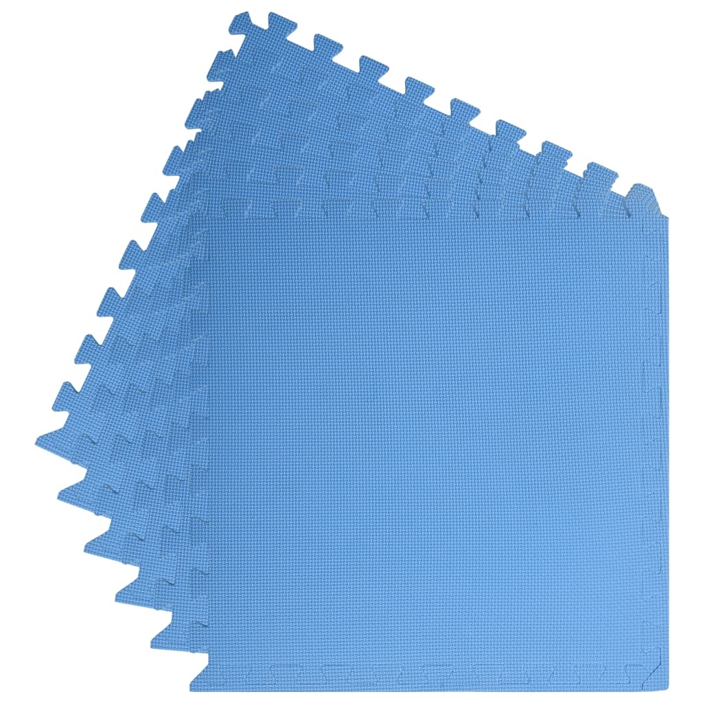 VD Vloermatten 24 st 8,64 m2 EVA schuim Blauw