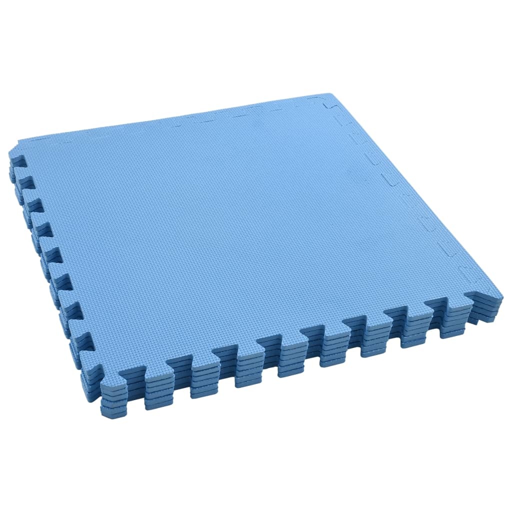 VD Vloermatten 24 st 8,64 m2 EVA schuim Blauw