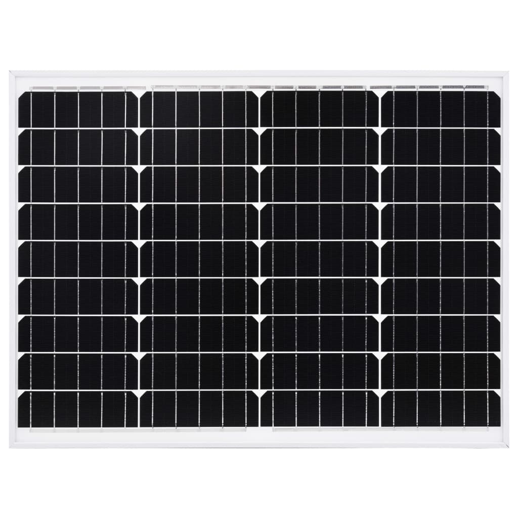 VD Zonnepaneel 50 W monokristallijn aluminium en veiligheidsglas