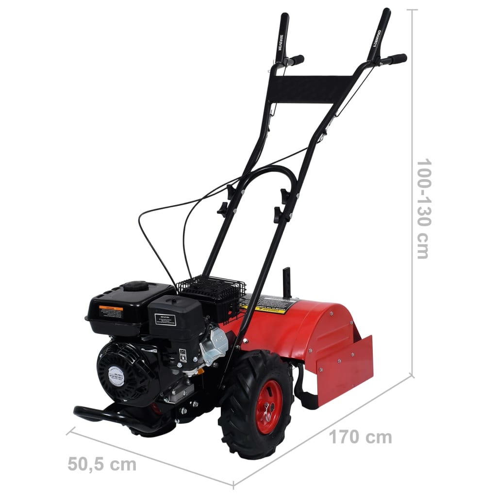 VD Professionele 196 cc / 6.5 PK Cultivator - Ploegmachine - Grondfrees