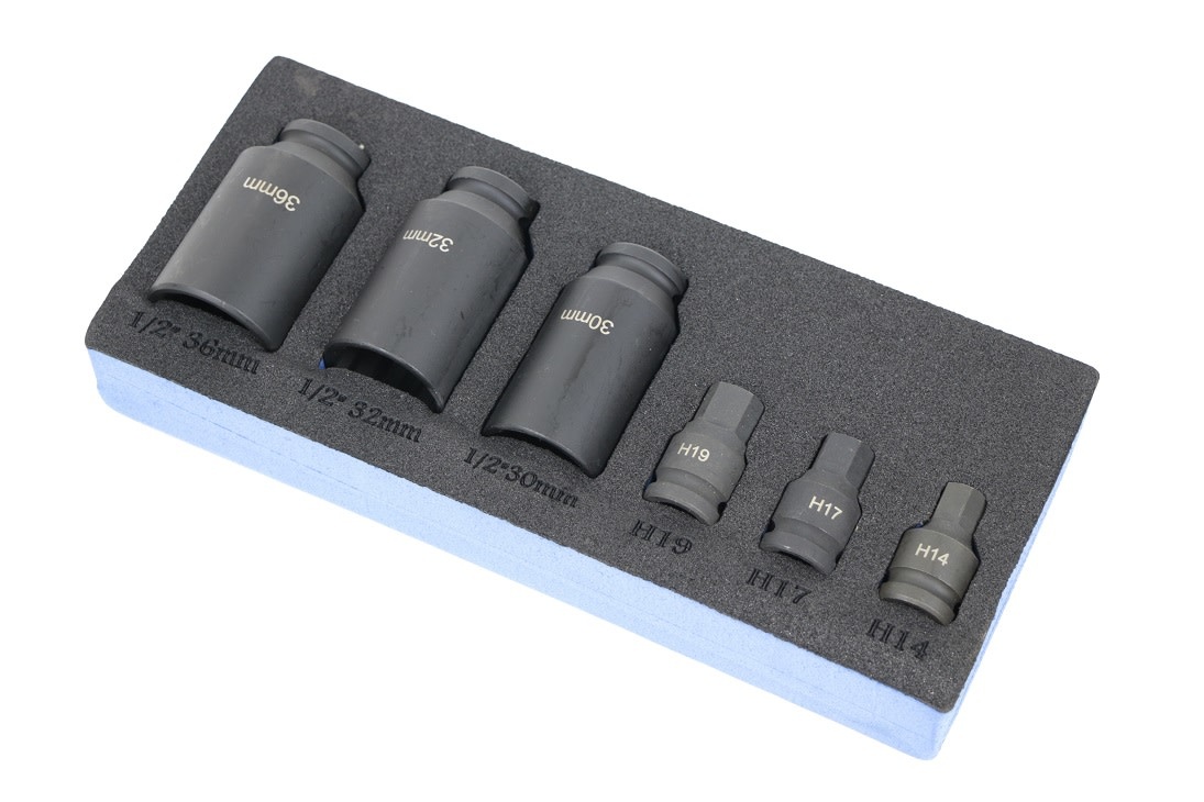 TM Aandrijfas Doppenset, Montageset  1/2"