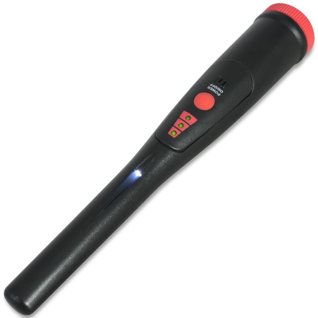 TM Pinpointer metaaldetector zwart en rood