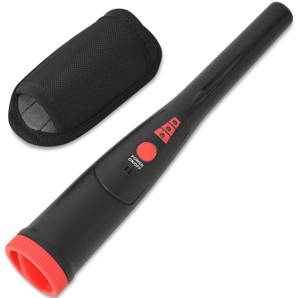 TM Pinpointer metaaldetector zwart en rood