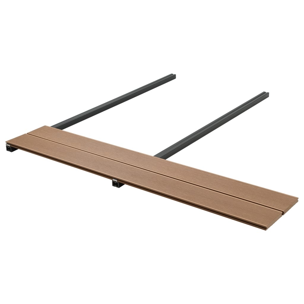 TM Terrasplanken met accessoires 10 m² 4 m massief HKC teak