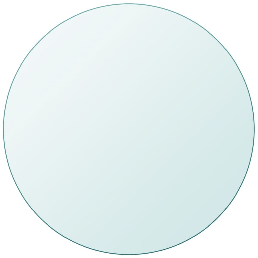 TM Tafelblad van gehard glas 600 mm rond