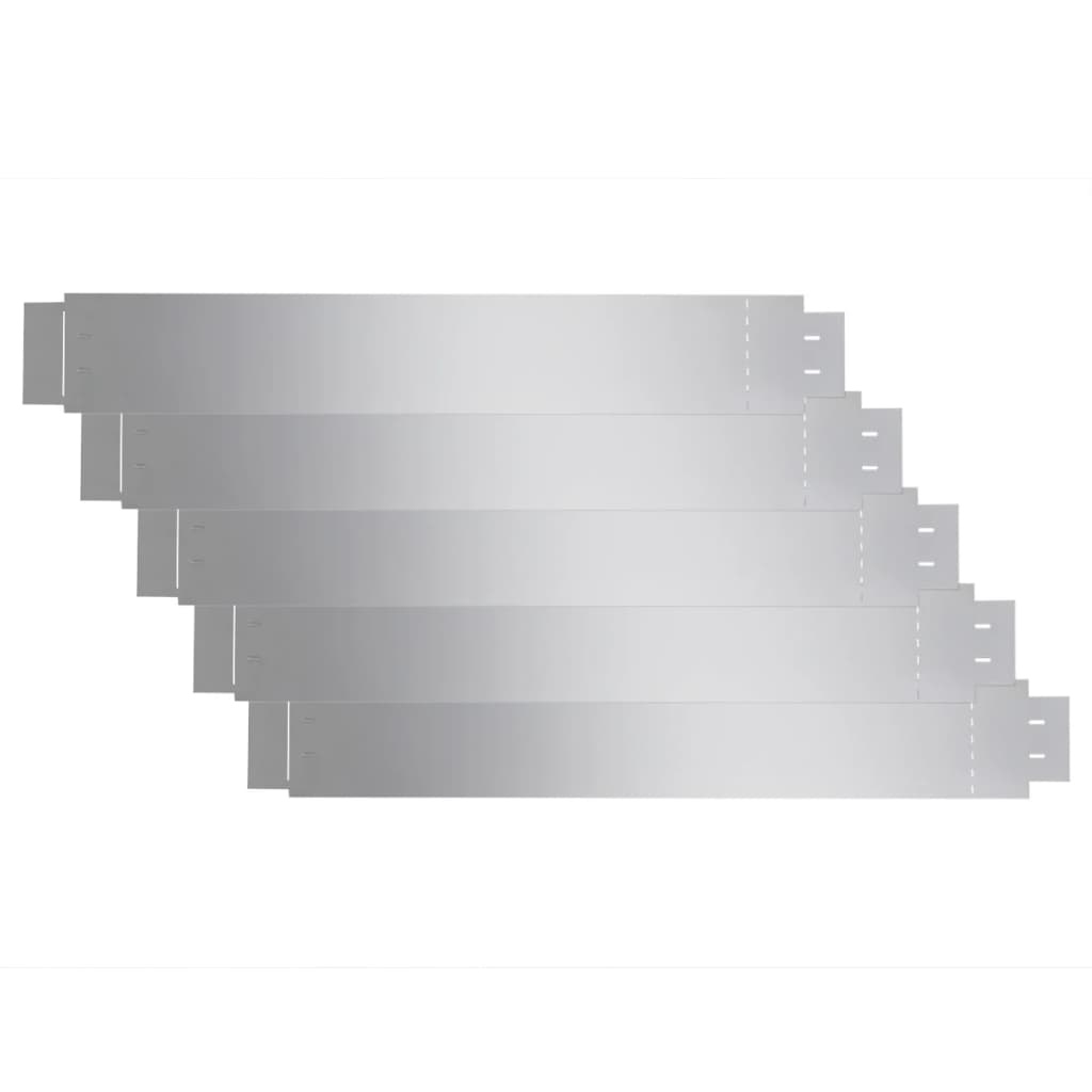 TM 5 st Grasboord flexibel 100x14 cm gegalvaniseerd staal