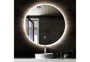 OUTLET TM Ronde spiegel met LED verlichting 60cm incl. spiegelverwarming