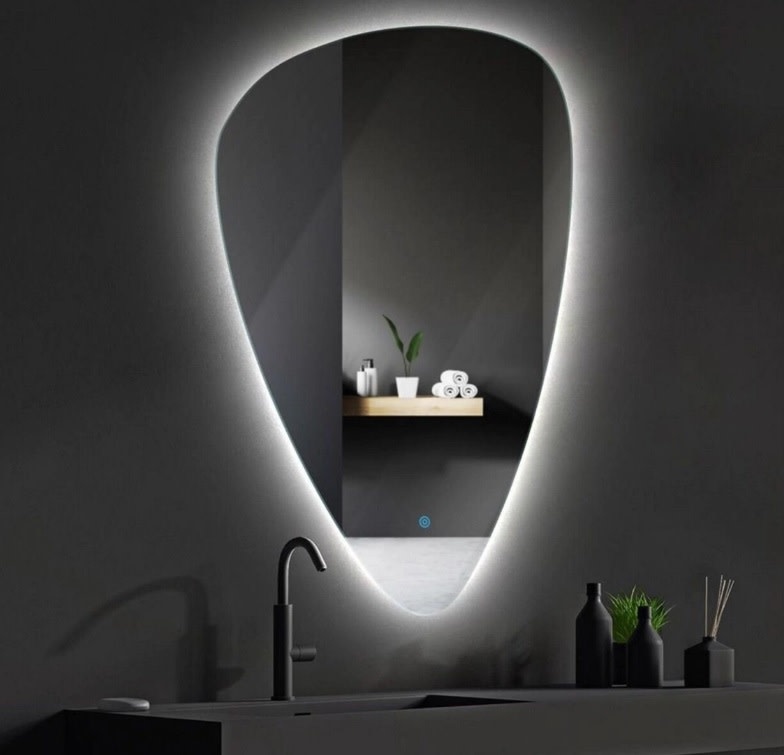 TM Traan spiegel met LED verlichting 60x80cm incl. spiegelverwarming