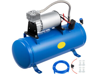 TM 8 Bar 12V luchtcompressor met 6 liter tank voor Luchthoorn Camperbanden