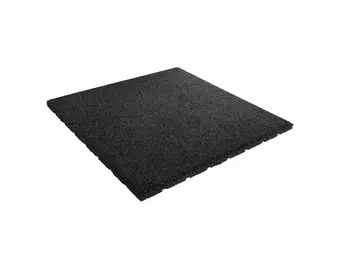TM Rubber tegel 20 mm - 50 x 50 cm - Zwart