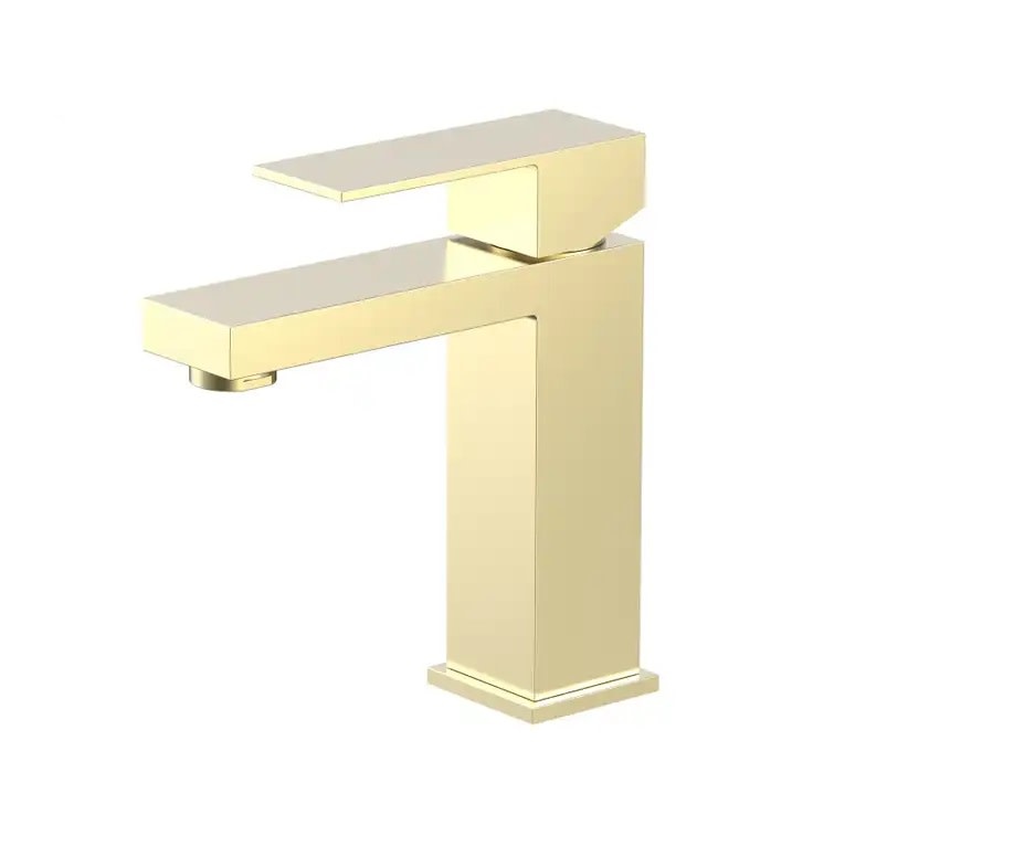 TM Wastafelmengkraan Rechthoekig Goud