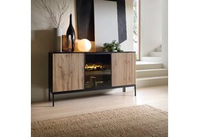 Tabar en Co Dressoirs kast met glas 153 cm