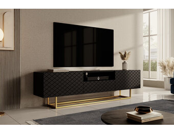 TV-Meubel modern Design met frame zwart 190cm